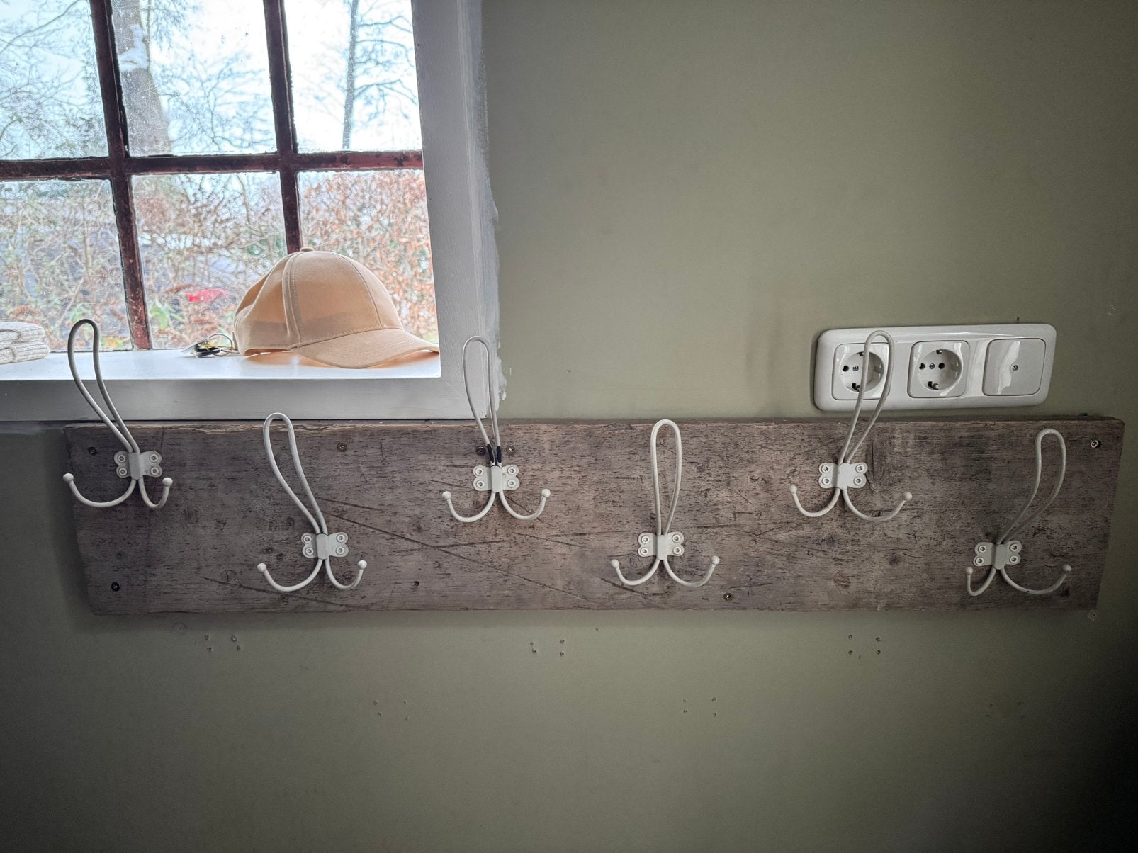 Landelijke kapstok, Huis en Inrichting, Woonaccessoires | Kapstokken, Zo goed als nieuw, Minder dan 100 cm, Hout, Ophalen