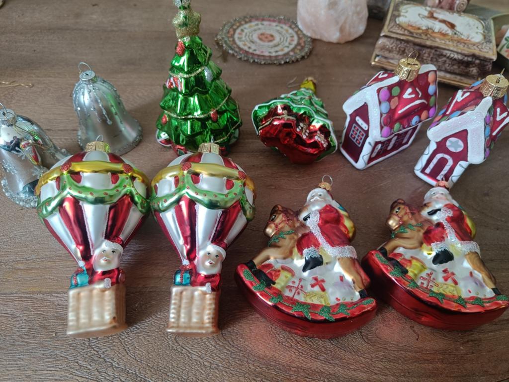 10 kerstballen / kerstornamenten, Ophalen of Verzenden