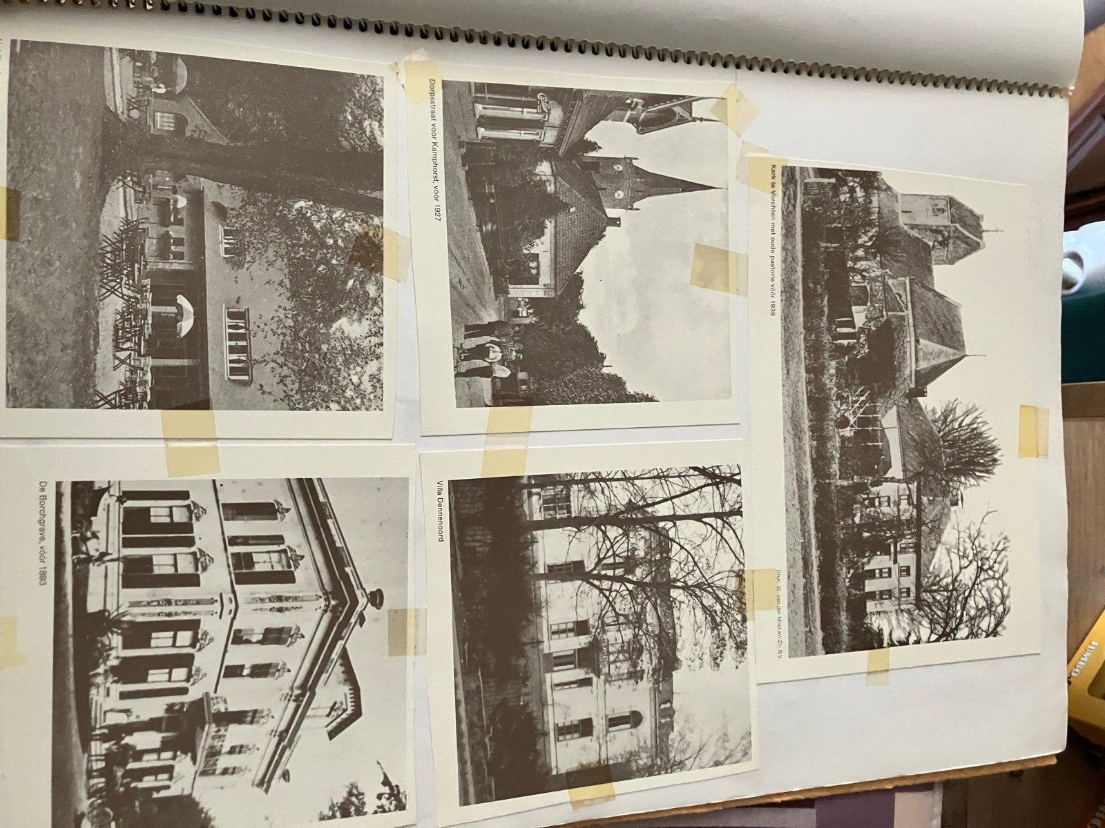 Plakboek met 60 oude plaatjes uit Heerde, Verzamelen, Ophalen of Verzenden, 1960 tot 1980, Ongelopen, Stad of Dorp