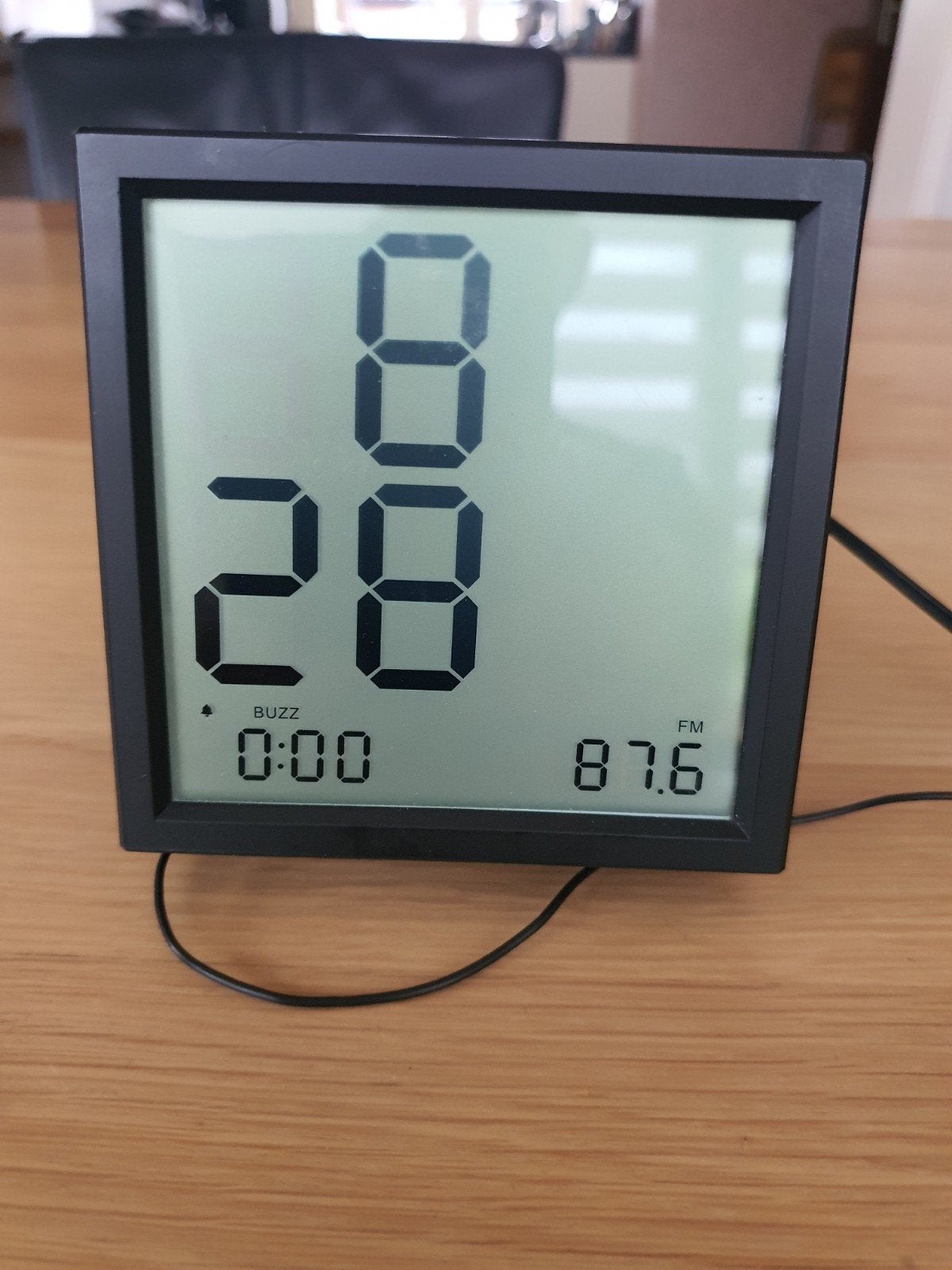 klokradiowekker van Lexan Prism, Ophalen of Verzenden, Gebruikt, Digitaal
