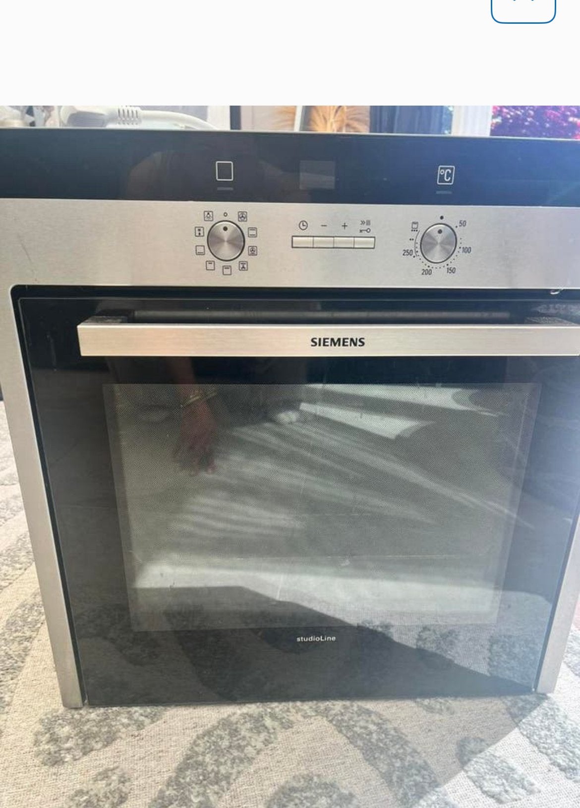 Siemens studioLine inbouwoven, Ophalen, Gebruikt