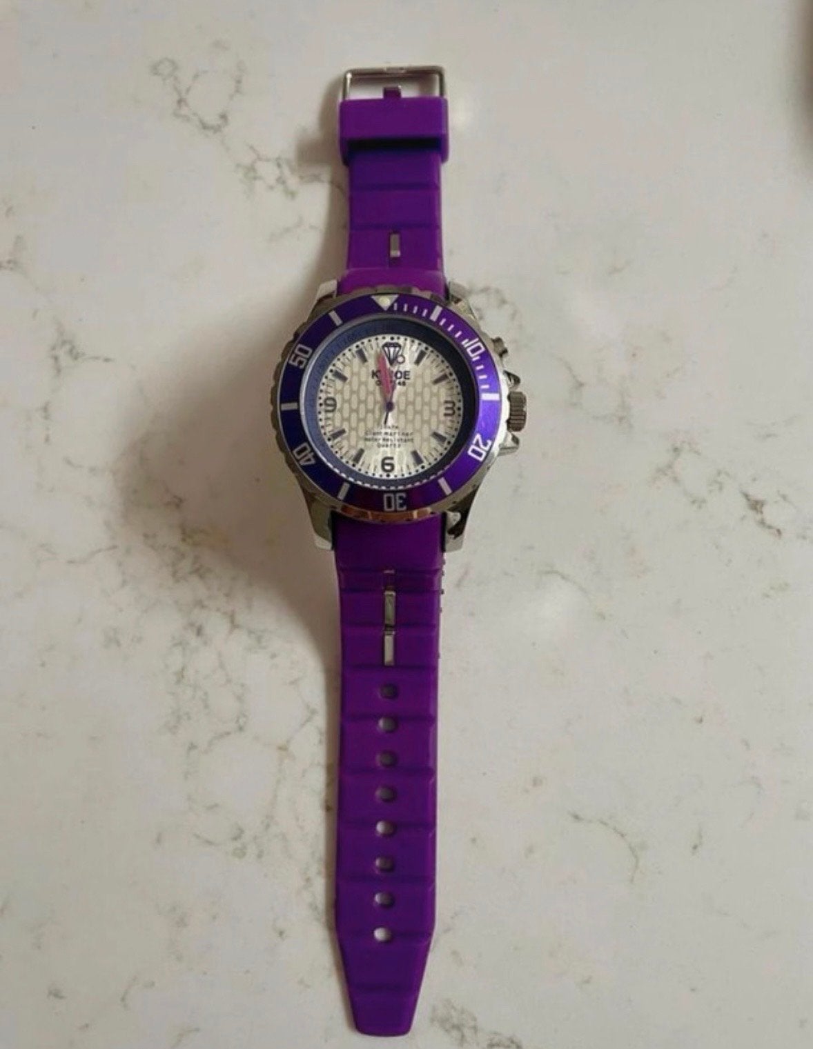 Kyboe Giant 48 Horloge - Paars, Overige merken, Staal, Polshorloge, Kunststof