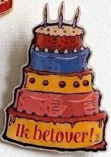 Ik betover pin Efteling, Verzamelen, Efteling, Ophalen of Verzenden, Zo goed als nieuw, Button of Speldje