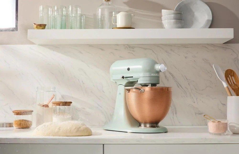 Artisan KitchenAid Keukenmixer Blossom 4,7 liter, Ophalen of Verzenden, Nieuw