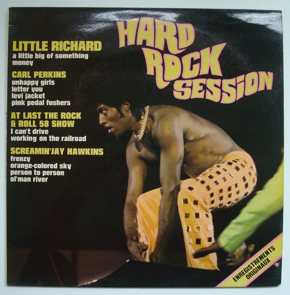 Hard Rock Session-Little Richard e.a, originele lp uit 1975, Ophalen, Gebruikt, 12 inch, Rock-'n-roll