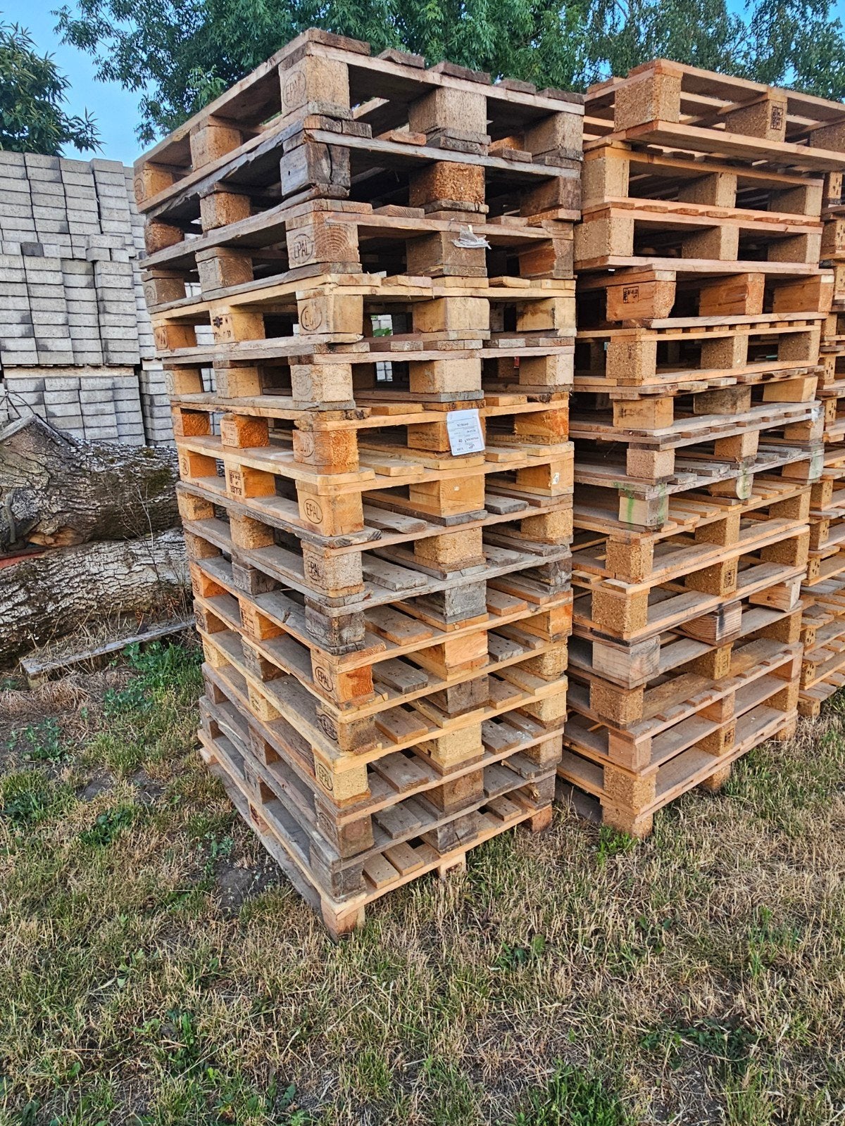 165 euro en blok pallets in goede staat, Ophalen, 50 mm of meer, Pallet, Minder dan 200 cm