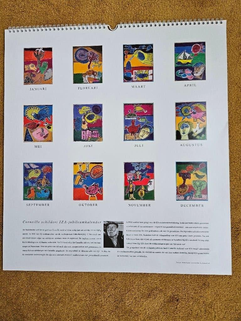 CORNEILLE kalenders 2000 en 2002 met speciale (insteek)lijst, Ophalen of Verzenden, Reproductie, Print/reproductie