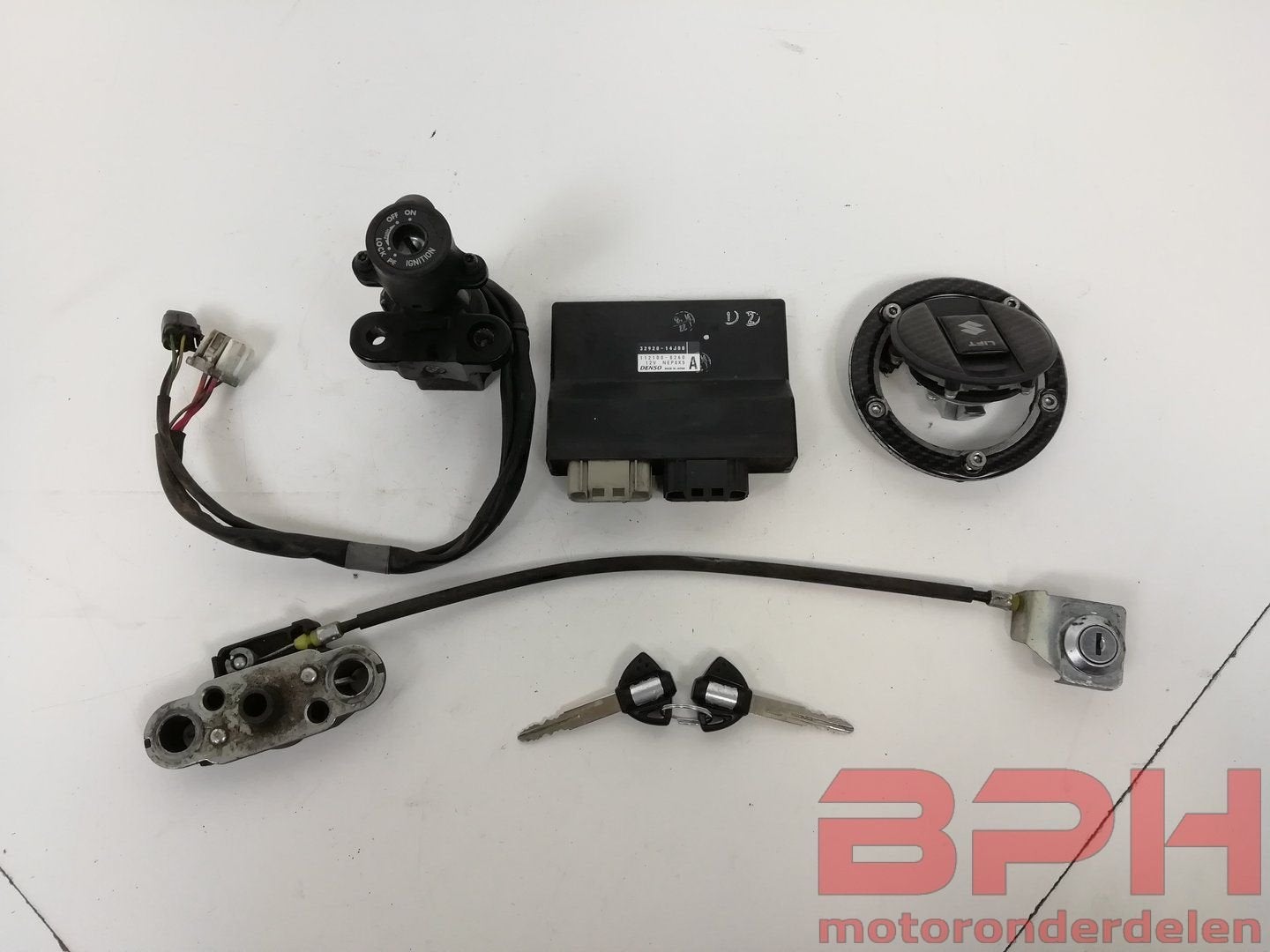 Slotenset + ECU Suzuki GSX-R 600 L1 L2 L3 L4 L5 L6 L7 2011 t, Motoren, Onderdelen | Suzuki, Ophalen of Verzenden, -, -, -