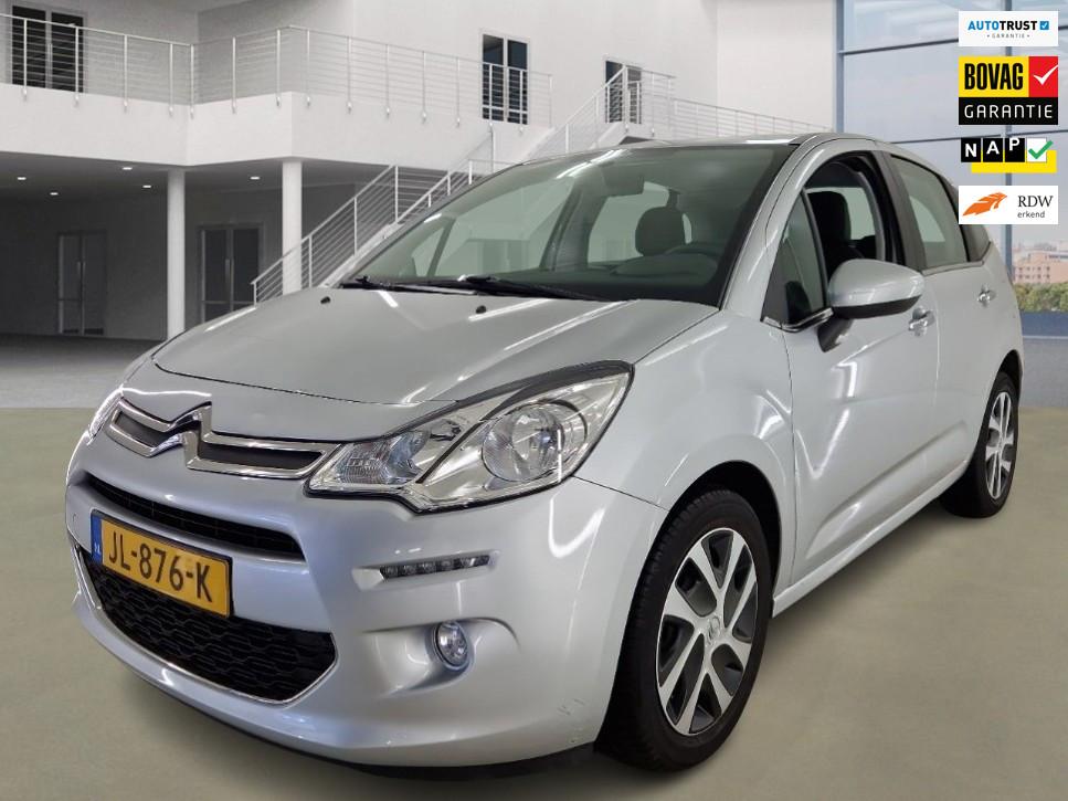 Citroen C3 1.2 PureTech Feel Edition 1e Eig. 7.990 km +NAP N, Stof, Gebruikt, 1199 cc, 82 pk
