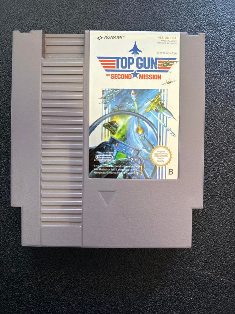 Top Gun: The Second Mission NES Game (1991), Spelcomputers en Games, Games | Nintendo NES, 1 speler, Ophalen of Verzenden, Zo goed als nieuw