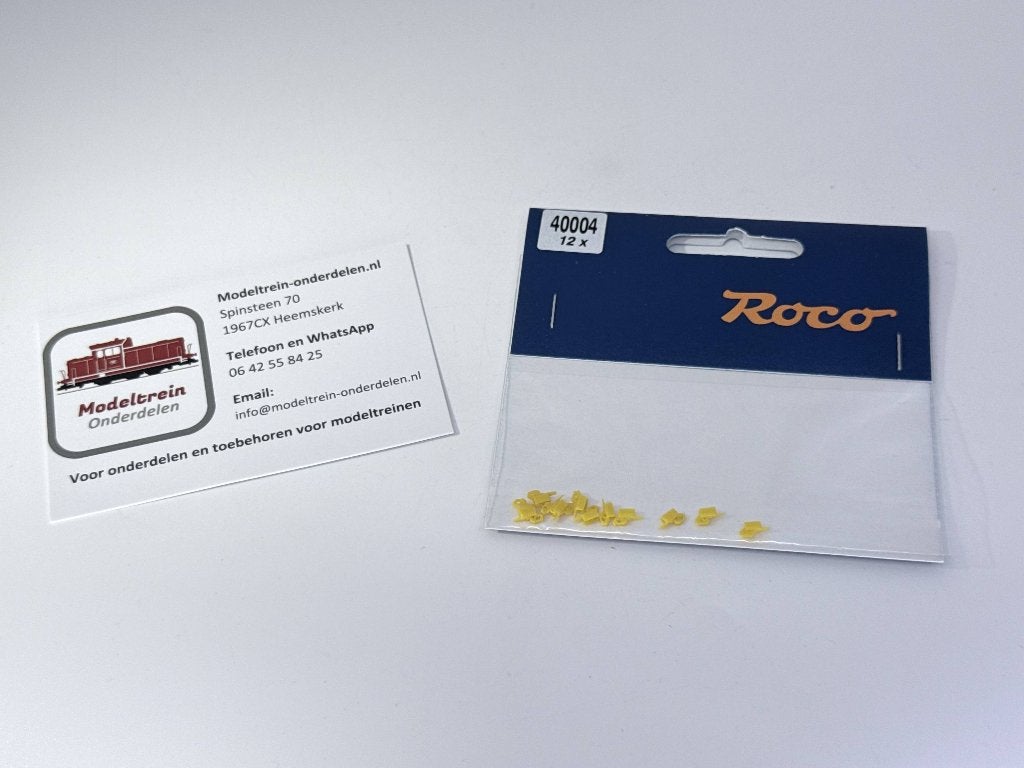 Roco 40004 - Remschoenen 12 Stk. geel H0