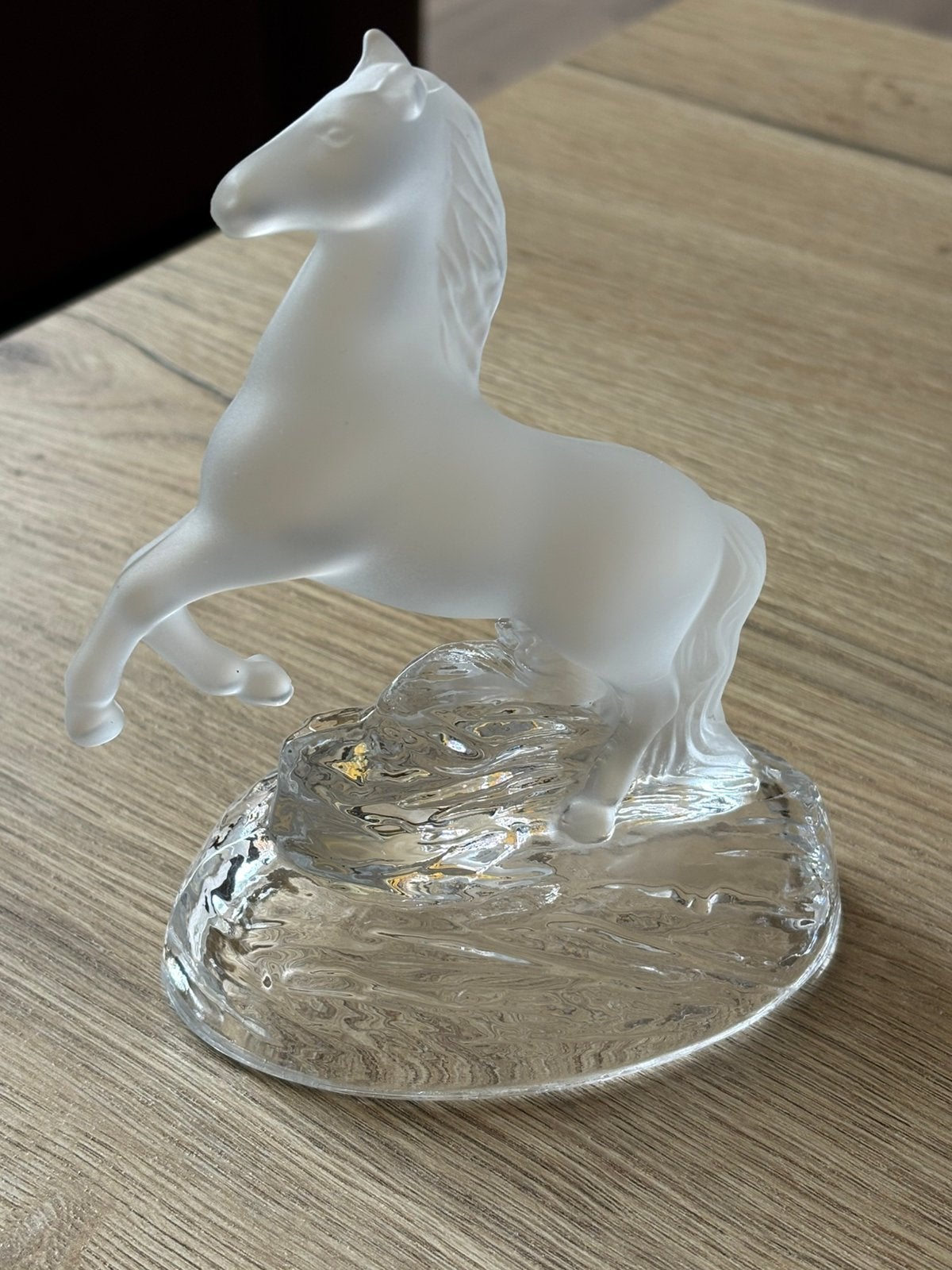Mooie glazen beelden van 17 cm hoog, Ophalen of Verzenden