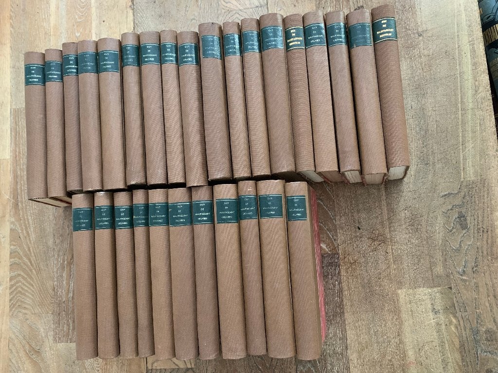 Guy de Maupassant Oeuvres completes 1924 29 delen, Ophalen of Verzenden