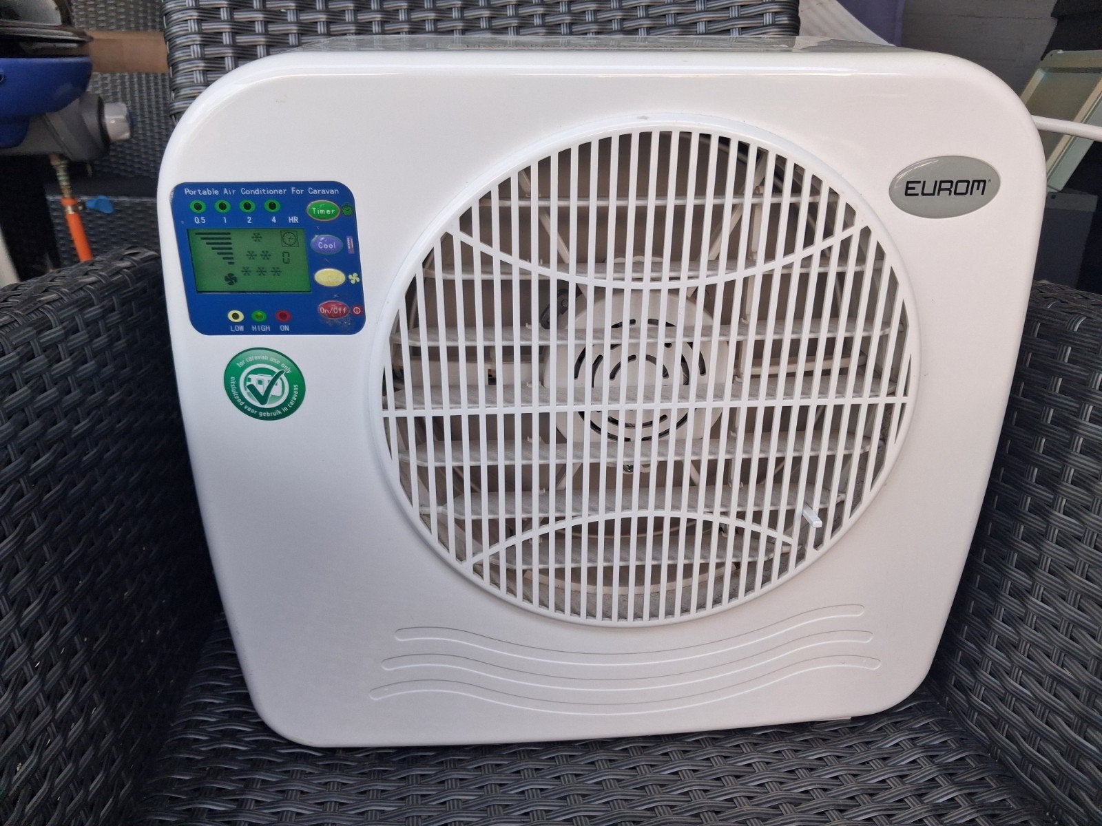 Eurom Mobiele Airco - Compact en Efficiënt, Witgoed en Apparatuur, Ophalen, Gebruikt, Minder dan 60 m³, 2 snelheden