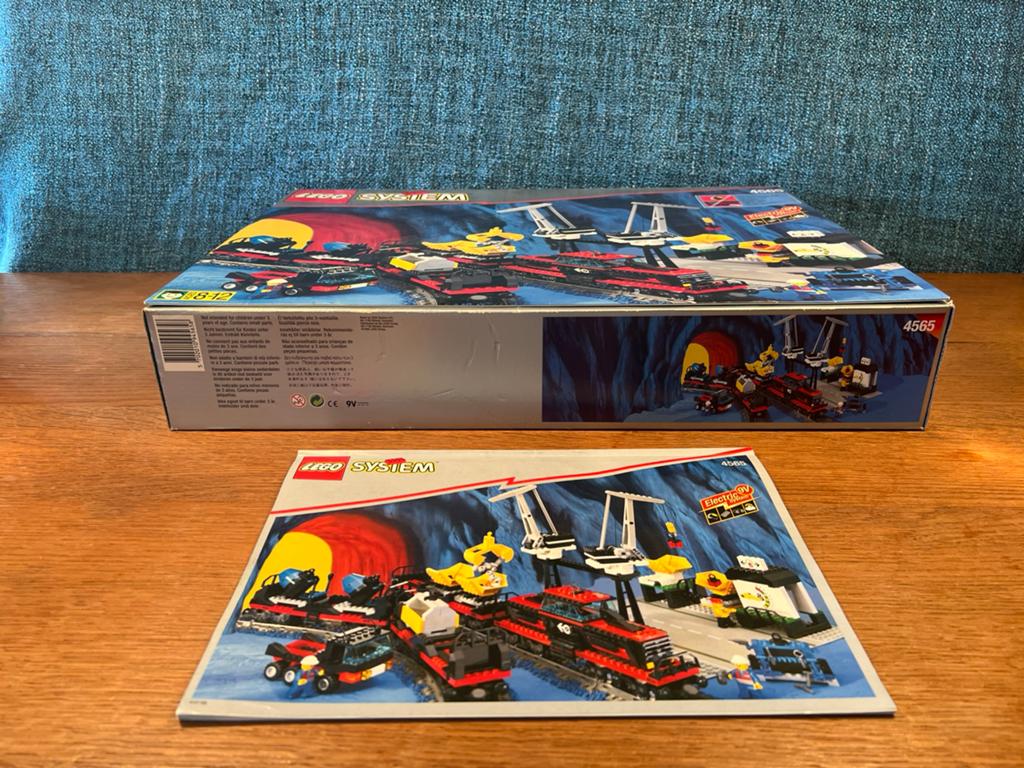 Vintage LEGO 4565 System - Goederen- en Kraanspoorweg, Lego, Ophalen of Verzenden, Zo goed als nieuw, Technic