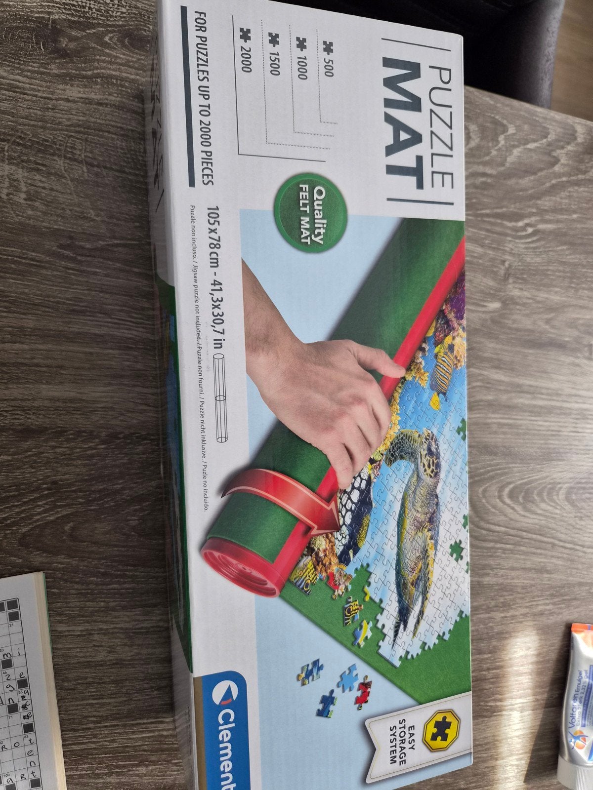 nieuwe Clementoni Puzzelmat voor puzzels tot 2000 stukjes, Ophalen