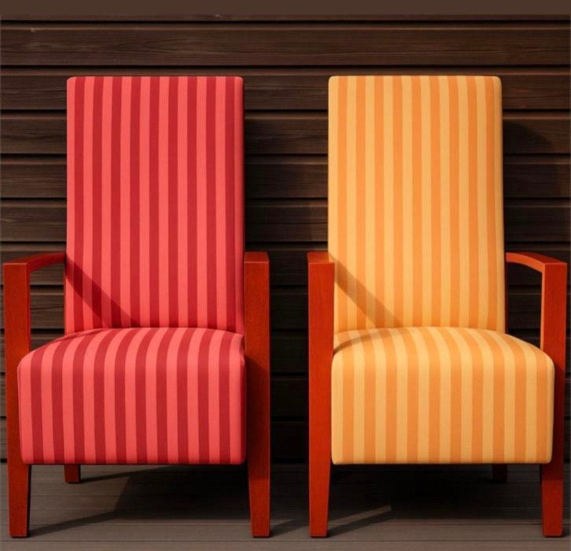 2 hippe retro fauteuils, Huis en Inrichting, Fauteuils, Ophalen, 75 tot 100 cm, 50 tot 75 cm