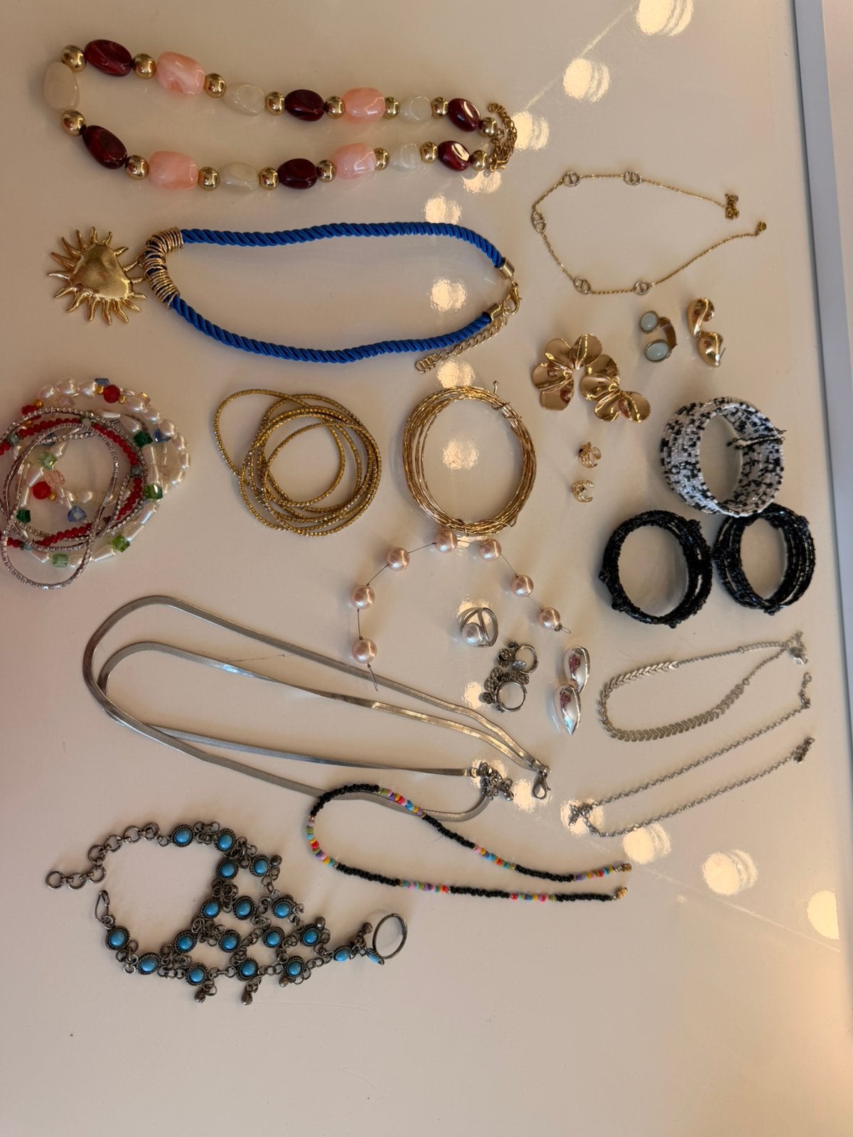 Grote partij dames sieraden, Ophalen of Verzenden, Zo goed als nieuw, Staal