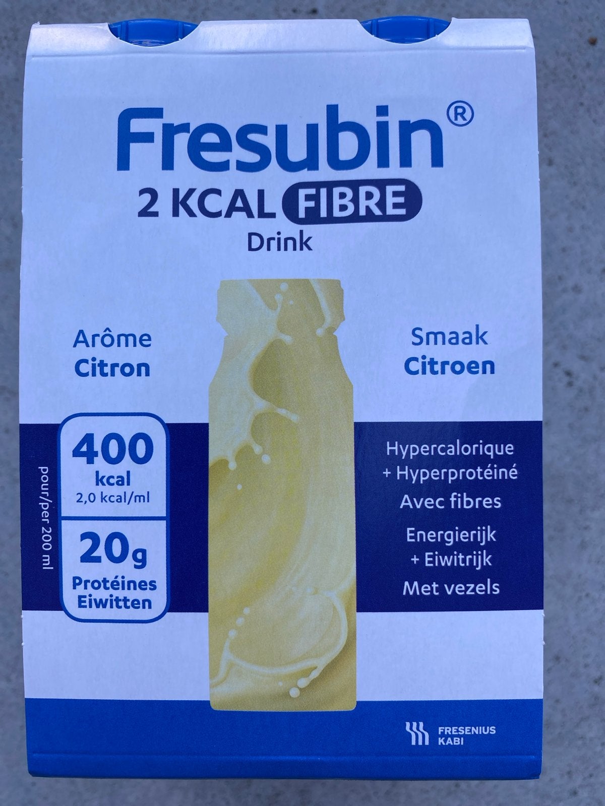 11 pakjes Fresubin 2 KCAL Fibre Drink – Citroen, Diversen, Levensmiddelen, Ophalen