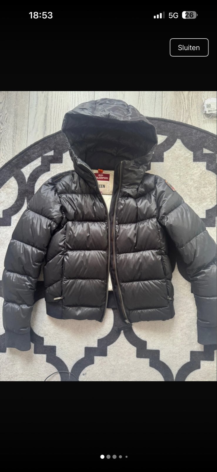 Parajumpers jas kindermaat M - Zo goed als nieuw, Kinderen en Baby's, Ophalen of Verzenden, Zo goed als nieuw, Jongen of Meisje