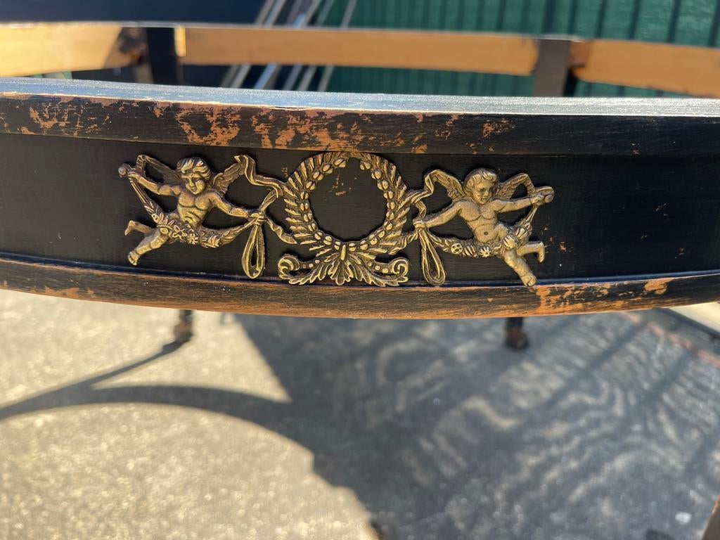 Vintage console tafel onderstel met gouden ornamenten, Ophalen