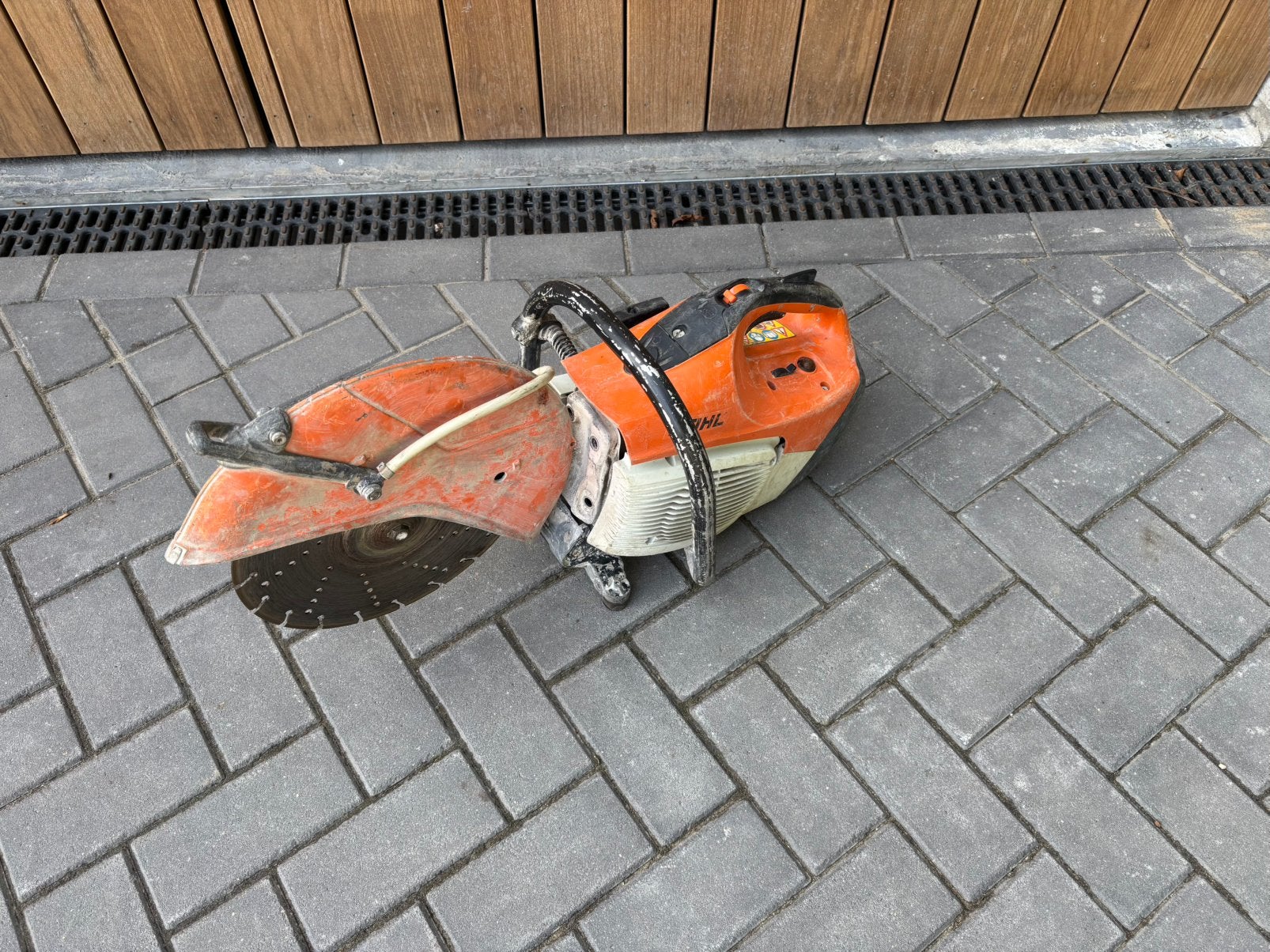 Stihl TS 420 benzine bandenzaag doorslijper flex nette!!, Ophalen, Gebruikt, ., Overige typen