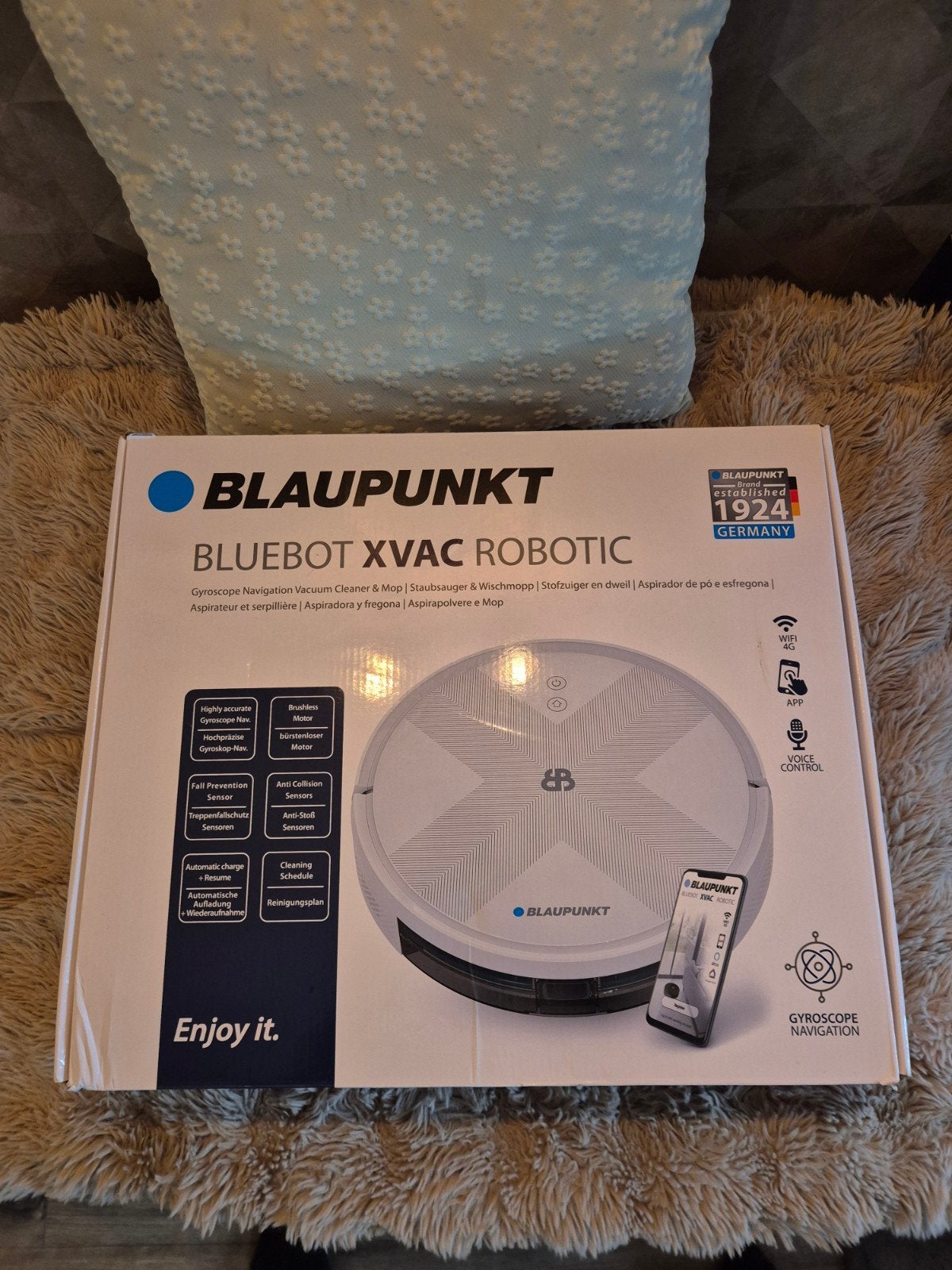 Blaupunkt Robotstofzuiger Bluebot Xvac Robotic - Nieuw, Overige merken, Nieuw, Ophalen of Verzenden, Reservoir