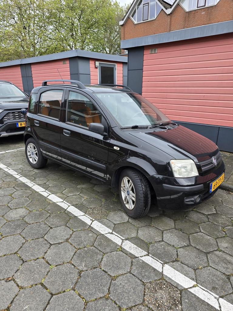 Fiat Panda 1.2 Dualogic 2006 Zwart defect, Auto's, Fiat, Stof, 4 cilinders, 840 kg, Zwart