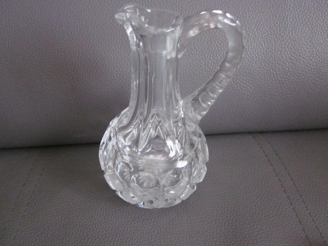 Kleine  antieke  Kristallen Kan - Heisey  glas/16cm, Ophalen
