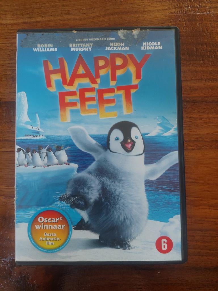 Happy Feet DVD, Ophalen of Verzenden, Zo goed als nieuw, Dieren, Vanaf 6 jaar