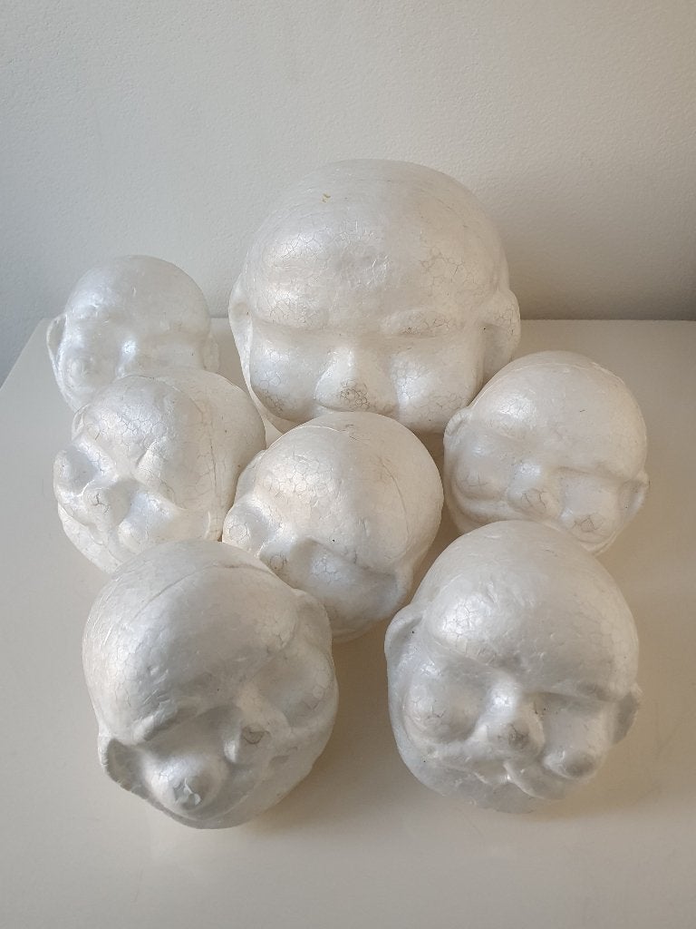 diverse Polystyrene, piepschuim hoofdjes, 7 & 11 cm doorsnee, Ophalen of Verzenden, Nieuw, Kerstmis, Knutselmateriaal