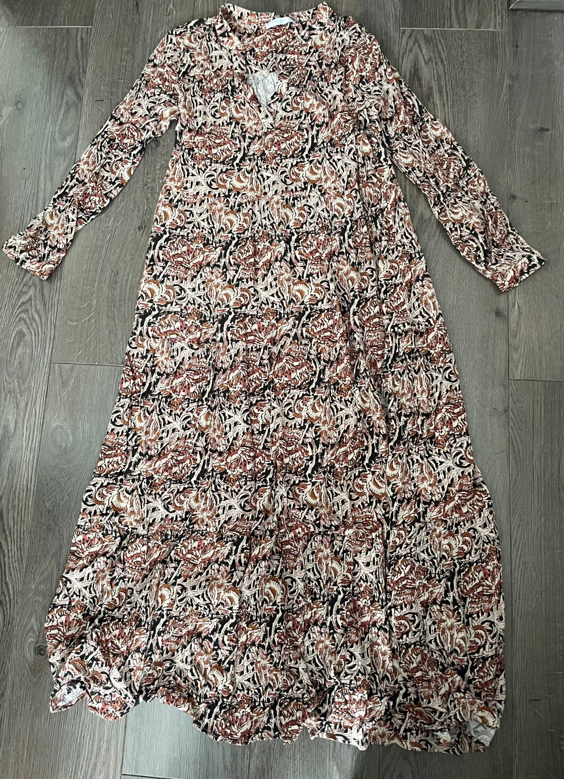Maxi jurk by-bar mt XS, Kleding | Dames, Jurken, Ophalen of Verzenden, Zo goed als nieuw, Maat 34 (XS) of kleiner, Onder de knie