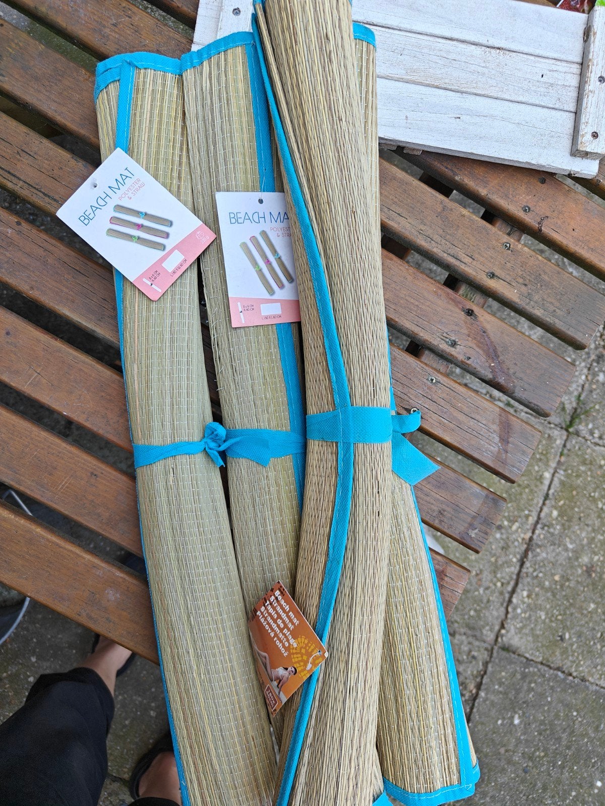 4 strandmatjes, Ophalen, Nieuw