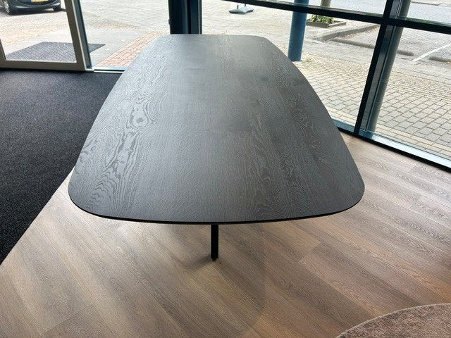 Ovale Eiken Eettafel (260 cm) | VAN € 2.639,- VOOR € 1.319,-, Ophalen, 100 tot 150 cm, Info@vissermeubelen.nl, Sommeldijkse haven 19