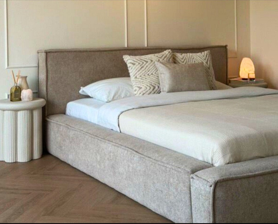 Teddy bed van Ynot - 140x200 cm, Ophalen, Beige, Tweepersoons, 140 cm