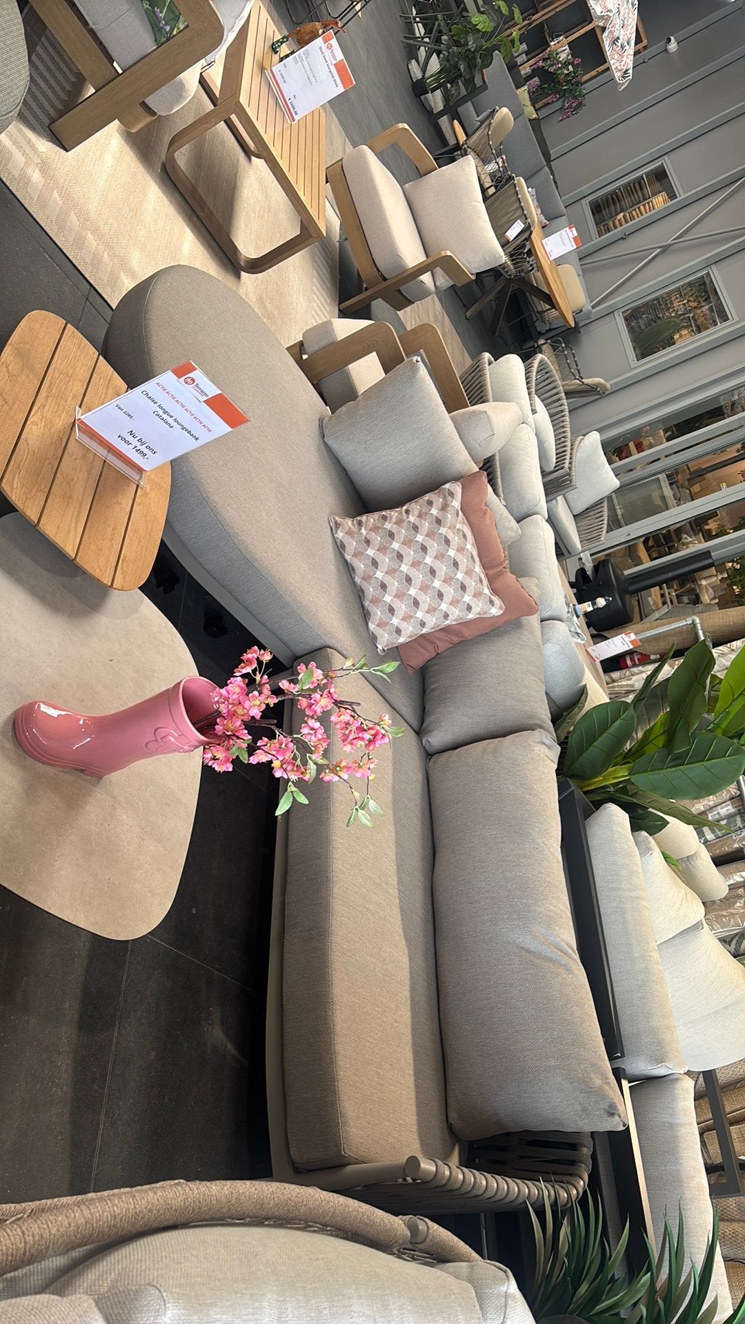 4SO chaise longue bank Catalana inclusief 2 tafels, Tuin en Terras, Ophalen, Zo goed als nieuw, Bank