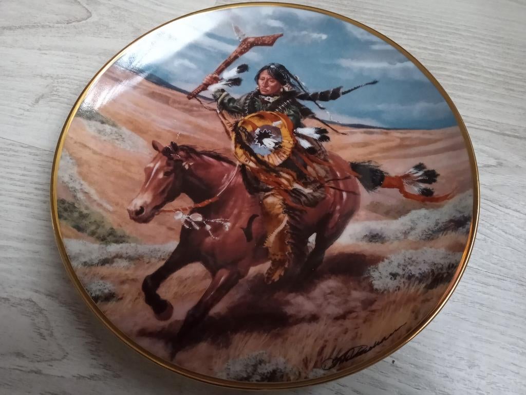 Indian bord, Ophalen, Reclamebord