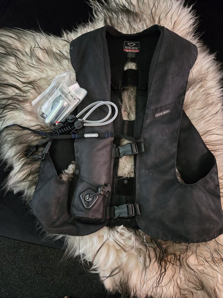 Hitair bodyprotector airbagvest LV - maat verstelbaar, Ophalen of Verzenden, Gebruikt, Overige soorten, Bovenkleding
