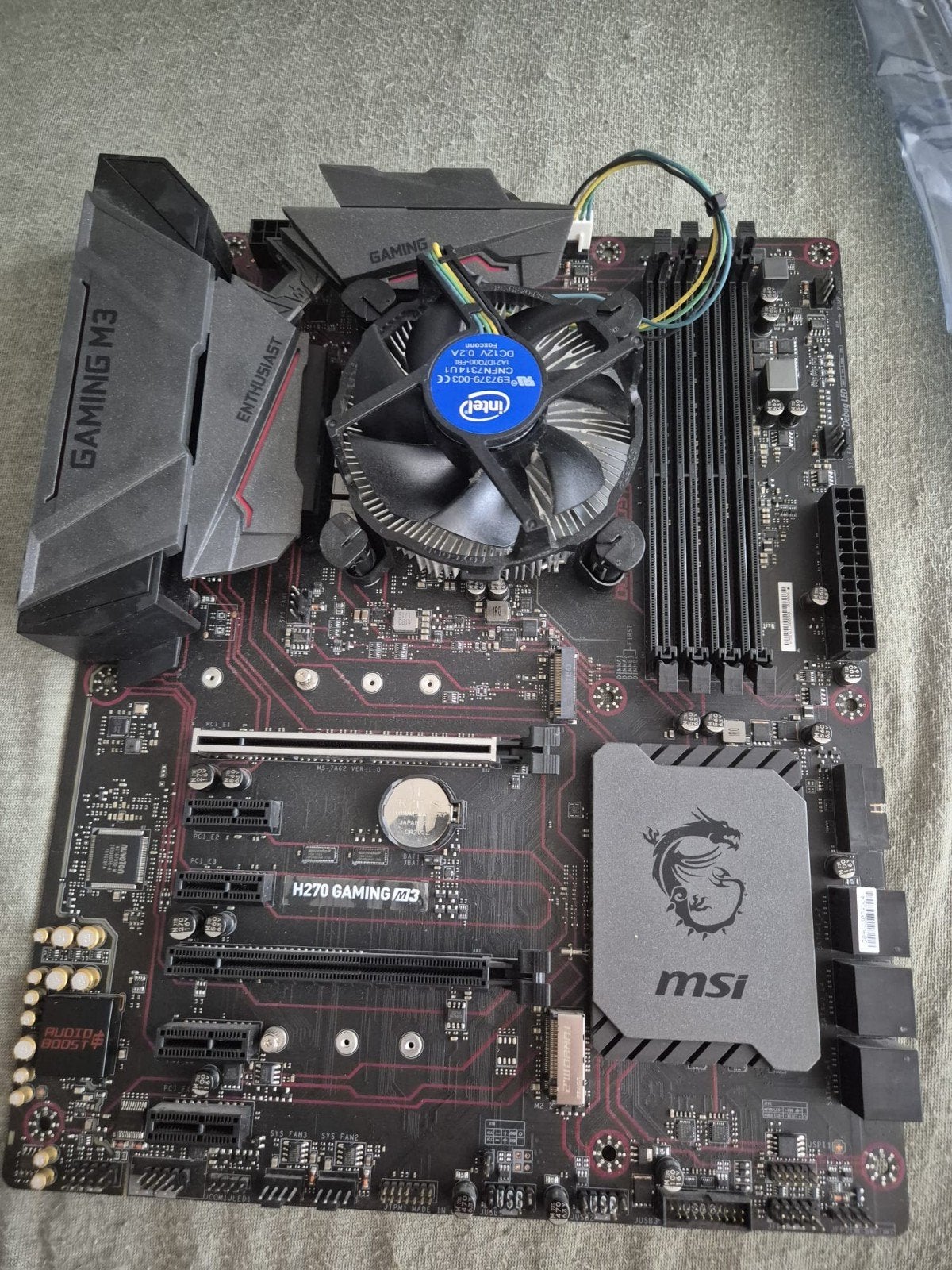 Intel Core i5-7500 CPU, MSI H270 Gaming M3, HyperX DDR4 RAM, Computers en Software, Gebruikt, LGA 1151, DDR4, Ophalen of Verzenden