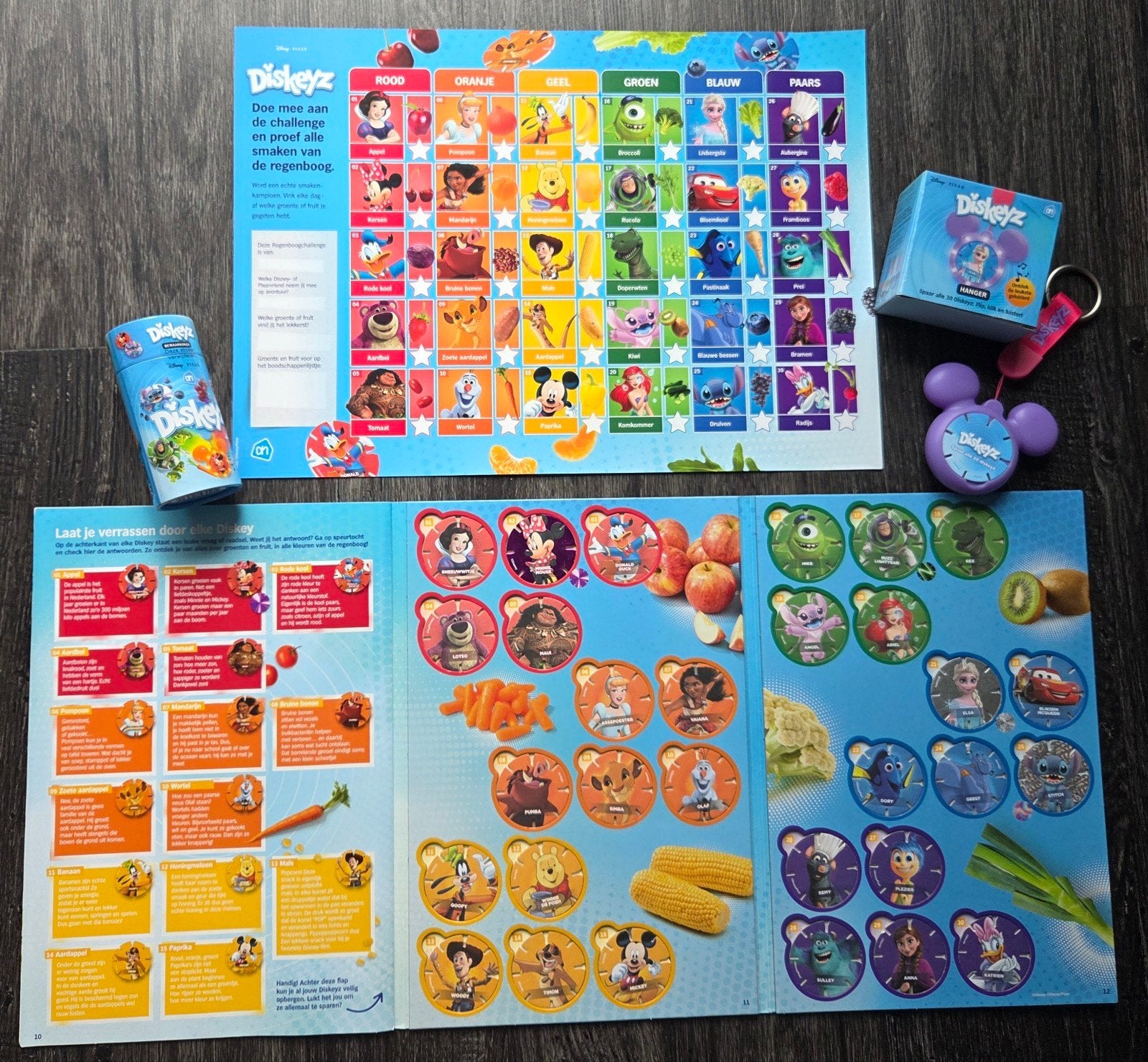 Complete set diskeyz + album+ hanger+ koker + kalender, Albert Heijn, Ophalen of Verzenden