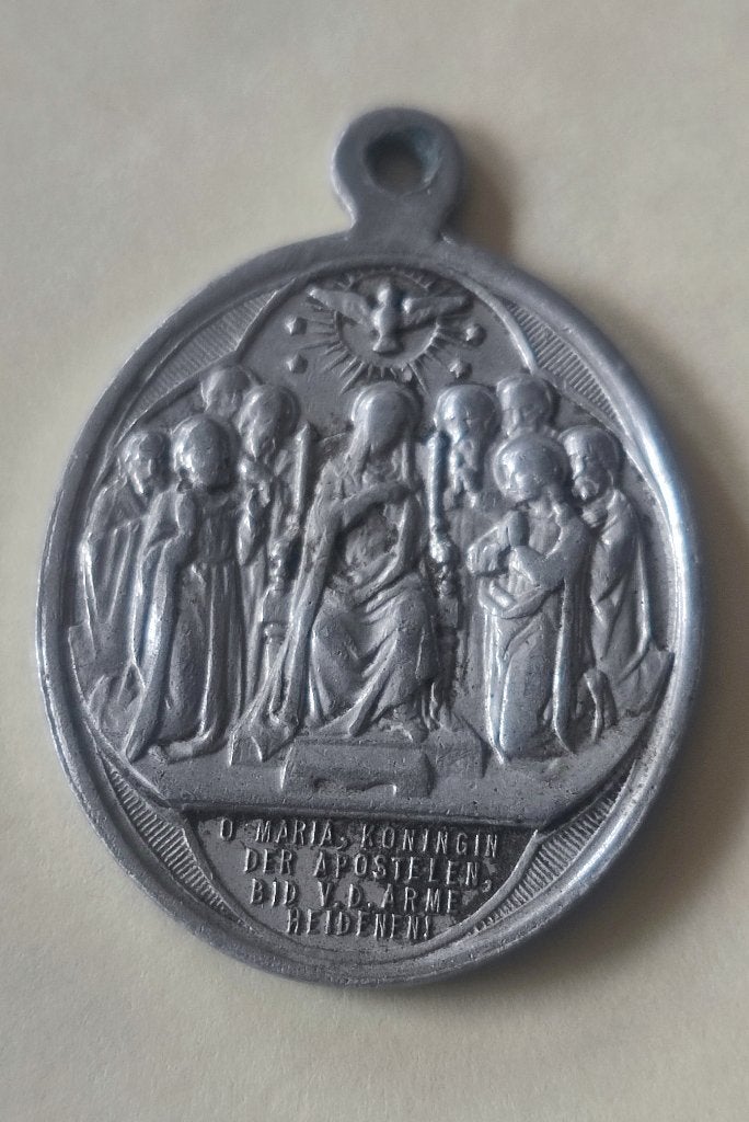626 Medaille Maria Koningin der Apostelen, Ophalen of Verzenden, Zo goed als nieuw, Overige typen, Christendom | Katholiek