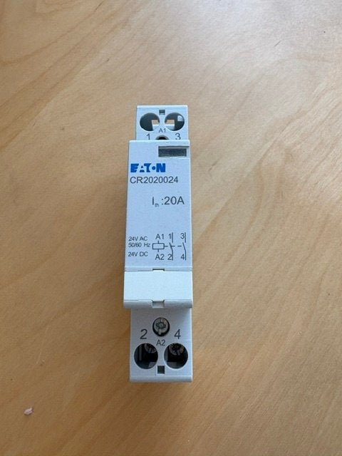 Eaton 135177 / CR2020024 Installatie relais 24V 20A, Ophalen of Verzenden, Zo goed als nieuw, Eaton, Overige typen