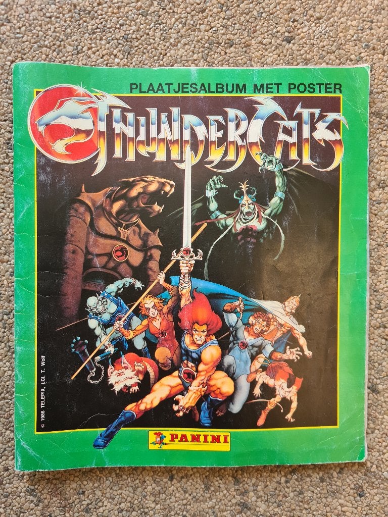 panini THUNDERCATS, Ophalen of Verzenden, Zo goed als nieuw