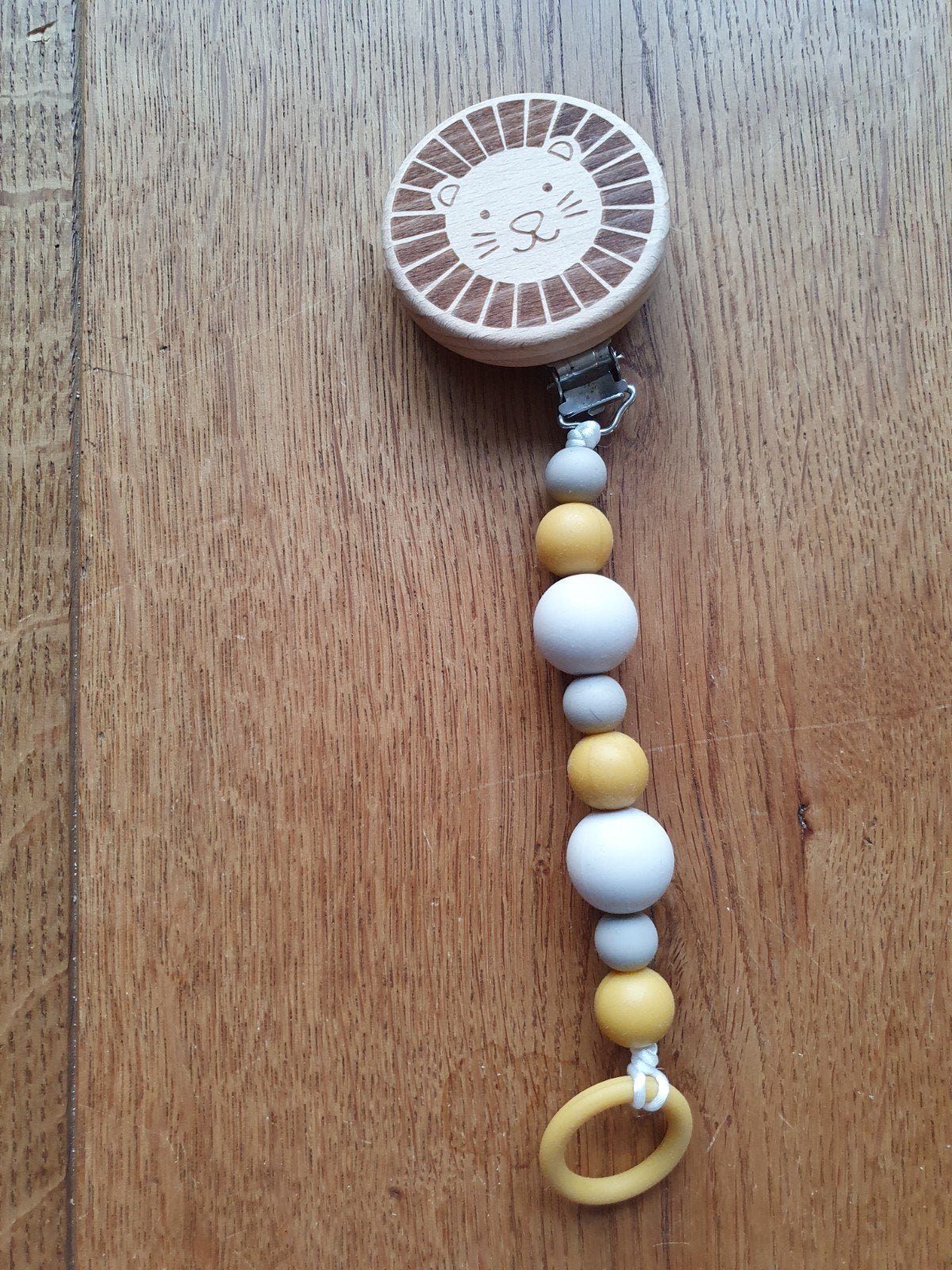 Schattige spenenketting leeuw, merk Moulin Roty (nieuw), Kinderen en Baby's, Ophalen of Verzenden, Nieuw