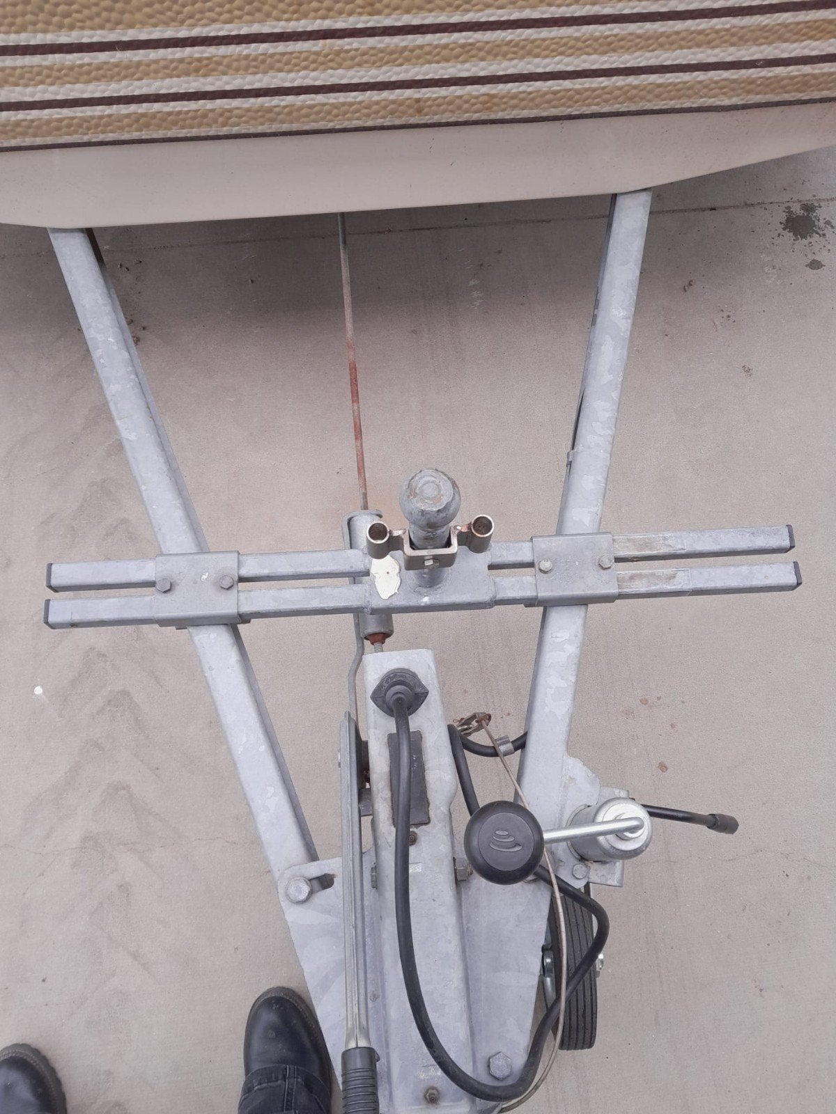 dissel adapter voor caravan, Ophalen of Verzenden, Gebruikt