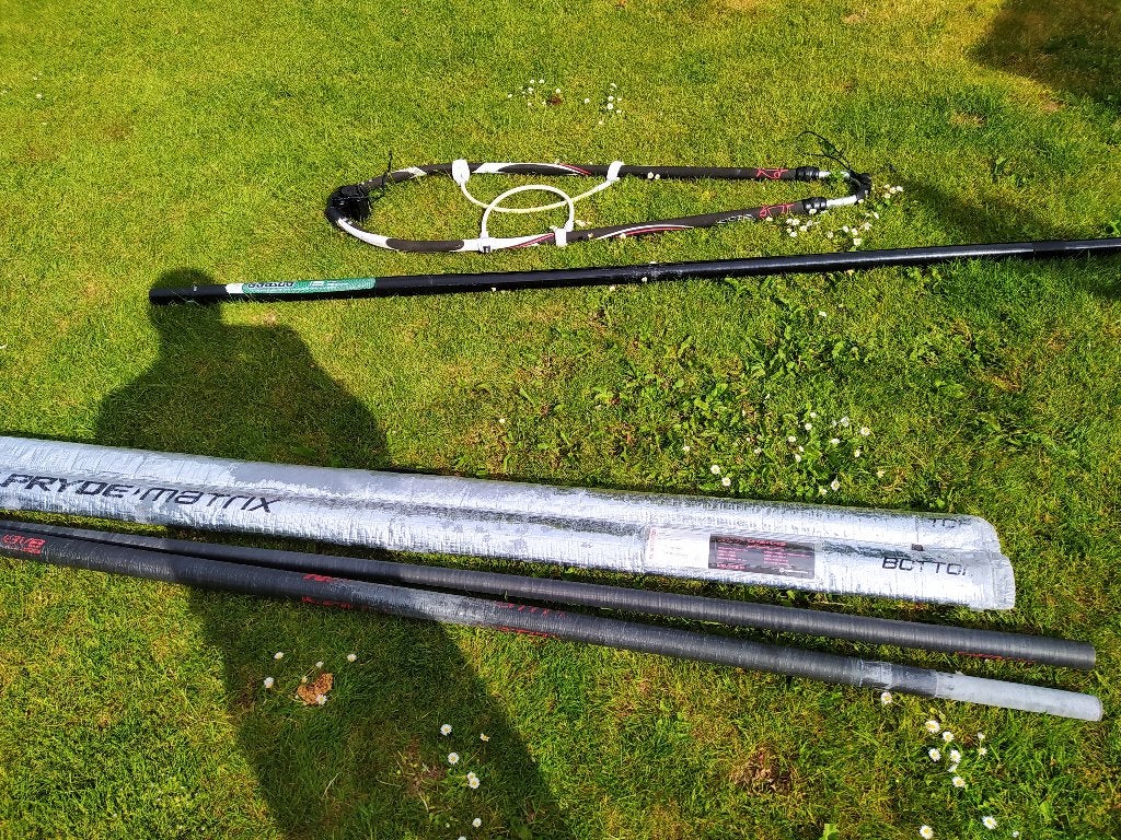 Windsurfset: Fanatic   NeilPryde & North Sails Zeil x7 mast, Watersport en Boten, Windsurfen, Ophalen, 250 tot 300 cm, Gebruikt