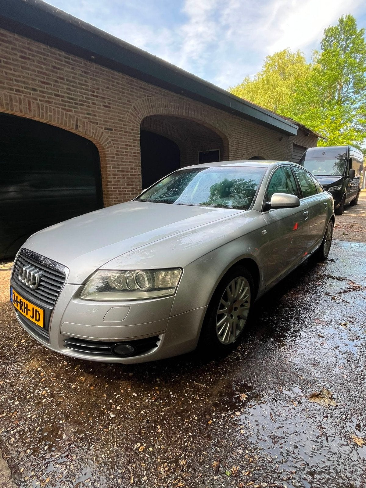 Audi A6 3.2 FSI 188KW Quattro Tiptr. 2005 Grijs, Automaat, 1655 kg, Origineel Nederlands, Vierwielaandrijving