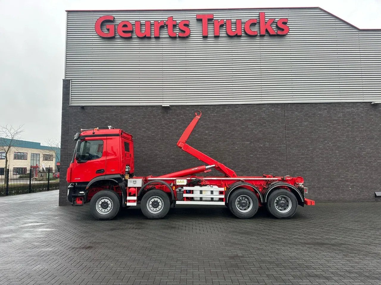 Mercedes-Benz Arocs 8X4 VDL S-30-6600 HAAKARMSYSTEEM/ABROLLK, Automaat, Achterwielaandrijving, Euro 6, 428 pk