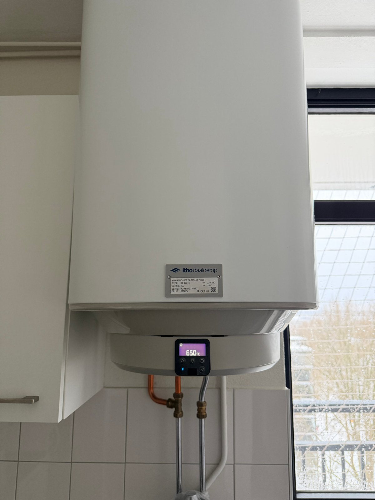 Itho Daalderop Smart Boiler 80 liter 2021, Doe-het-zelf en Verbouw, Geisers en Boilers, Ophalen, 20 tot 100 liter, Aardgas, Boiler
