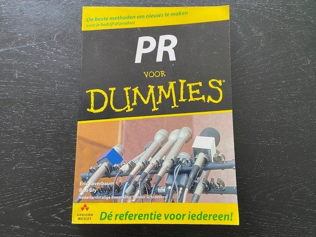 Sander Schroevers - PR voor dummies, Ophalen of Verzenden, Zo goed als nieuw, Management